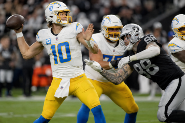 Los Angeles Chargers vs Las Vegas Raiders Match Player Stats