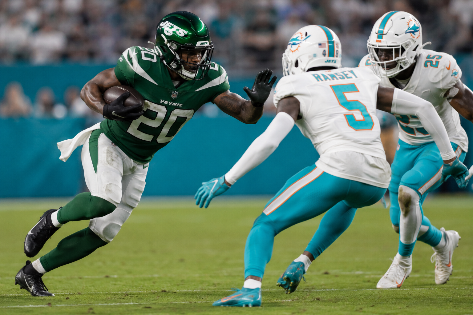 New York Jets vs Miami Dolphins Match Player Stats