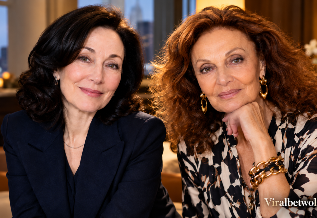 Safra Catz and Diane von Furstenberg